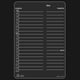 DP_Schedule Personalised Desk Planner Board