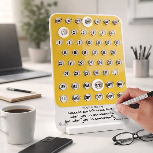 Calendar + Daily Writing Space