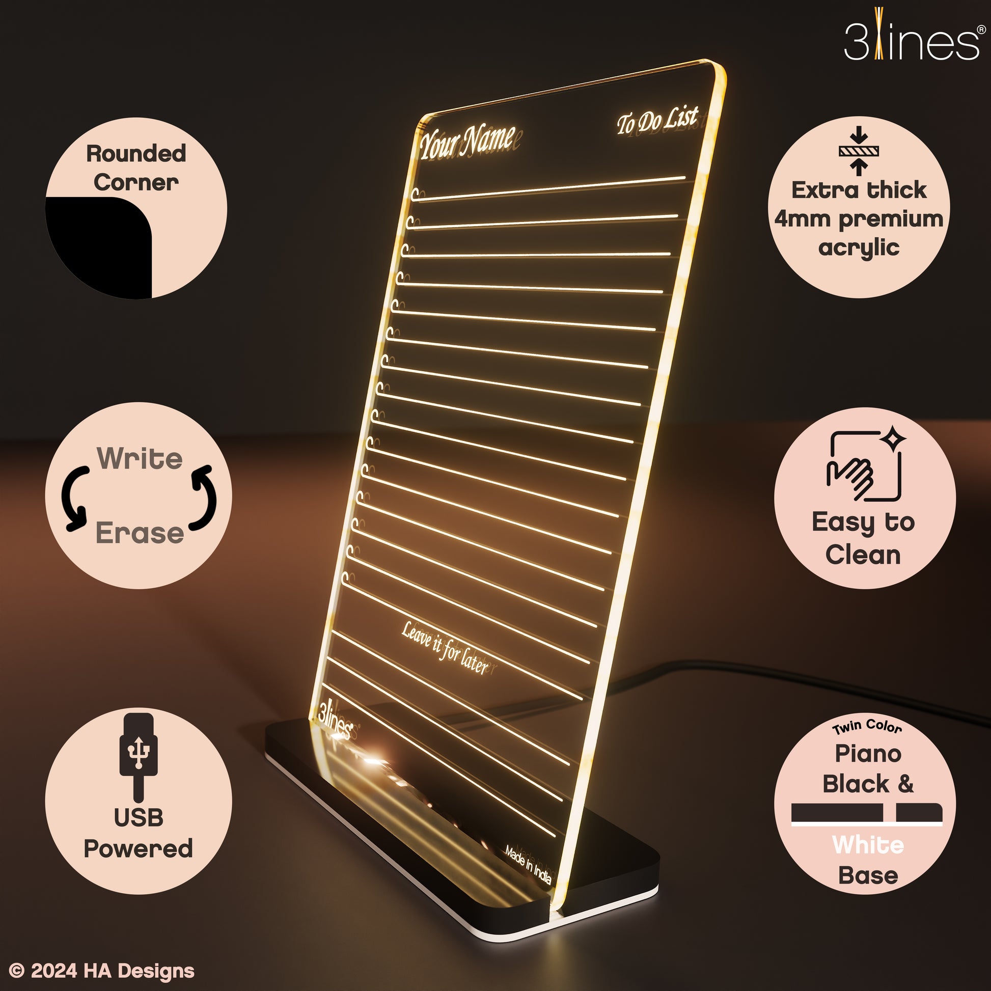 USB-powered electronic display