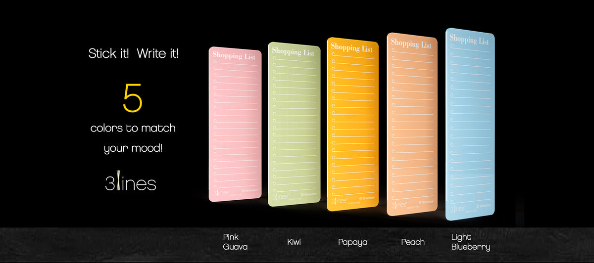 Five Colours. Endless Lists.