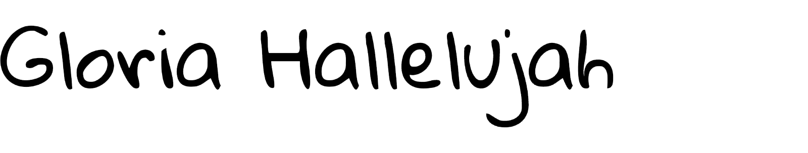 Gloria Hallelujah